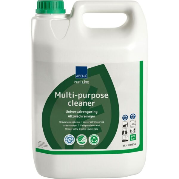 Universalrengøring, ABENA Puri-Line, uden farve og parfume, 5 l