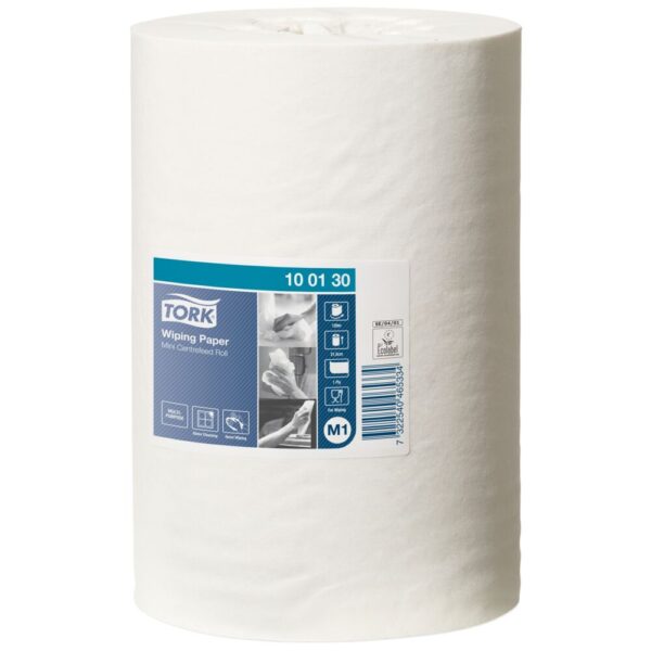 Håndklæderulle, Tork M1 Standard, 1-lags, mini, blandingsfibre, 120m x 21,5cm, Ø14cm, 11 stk.
