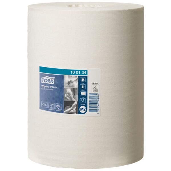 Håndklæderulle, Tork M2 Standard, 1-lags, midi, blandingsfibre, 275m x 24,5cm, Ø19cm, 6 stk.