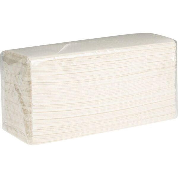 Håndklædeark, Abena Care-Ness Excellent, 2-lags, Z-fold, nyfiber, 23x21/8cm, easy-pac, 4032 stk. - Image 2