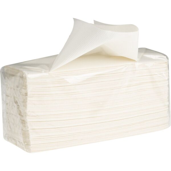 Håndklædeark, Abena Care-Ness Excellent, 2-lags, Z-fold, nyfiber, 23x21/8cm, easy-pac, 4032 stk.