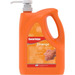 Håndrens, Swarfega Orange, 4l, med pumpe