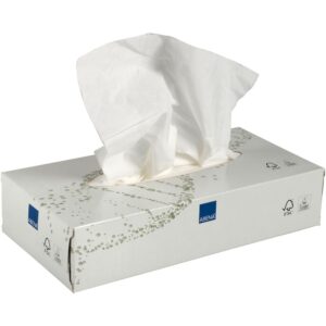 Ansigtsservietter, ABENA Care-Ness Excellent, 2-lags, 20x19,5cm, 100 stk.