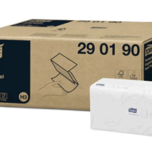 Håndklædeark, Tork 290190 H3 Advanced, 2-lags, V-fold,  nyfiber, 23x22,6/11,5cm, 3750 stk.