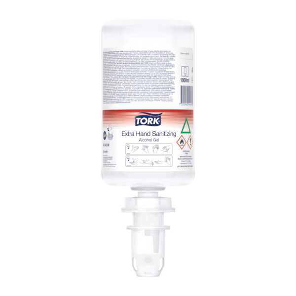 Tork Hånddesinfektion S4, gel, 80%, 1l, 424206 (420103, 424106)