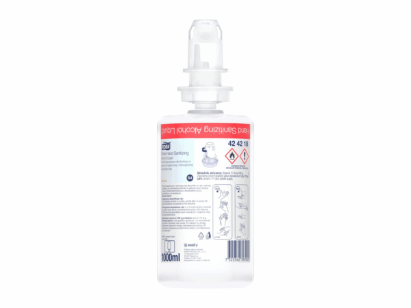 Tork Hånddesinfektion S4, flydende, 80%, 1l, 424218 (424116)