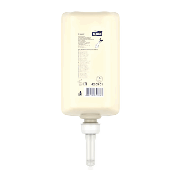 Tork Håndsæbe S1, flydende, mild duft, 1l, 420501 - Image 2