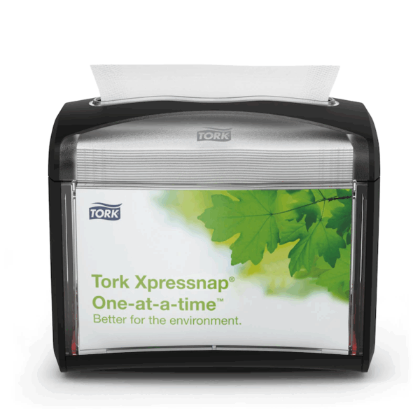 Tork Servietdispenser N4, sort, 272611