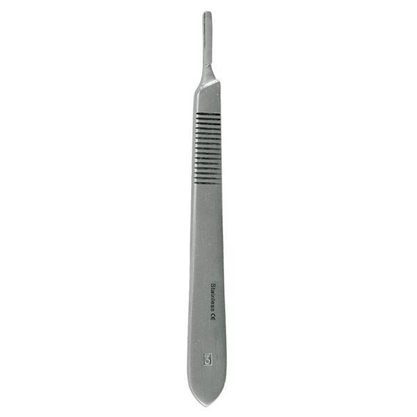 Skalpelgreb, rustfrit stål, Nr. 3, Passer T/blade Nr.9, 10, 11, E/11, 12, 15 Og 15t