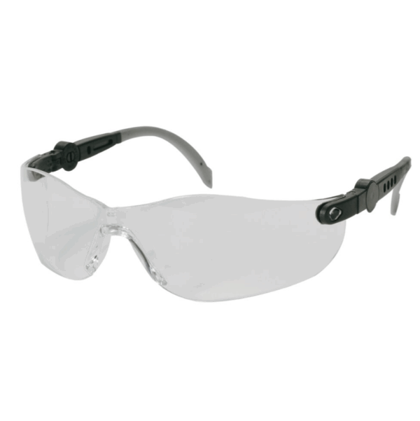 Beskyttelsesbrille, THOR Vision, One size, klar, PC, antirids, justerbare stænger, flergangs