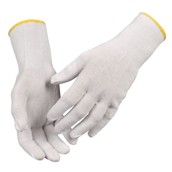 Tekstil handske, ABENA 281731, hvid, bomuld, inderhandske, 12 par