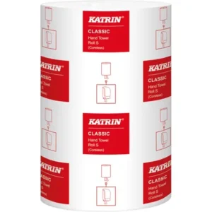 Håndklæderulle, Katrin mini 448257, 1-lags, 116m x 20,5cm, Ø13cm, 12 stk.