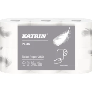 Toiletpapir, Katrin plus 18100, 2-lags, 50,5m, 42 stk.