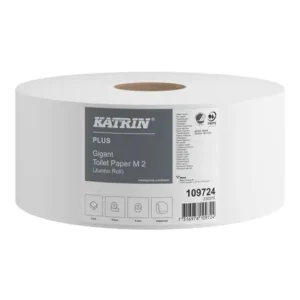 Toiletpapir, Katrin plus 109724, gigant M, 2-lags, 310m, 6 stk.