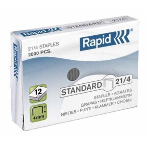 Hæfteklammer Rapid 21/4, galvaniserede, 2000 stk