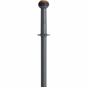 Teleskopskaft med klik, Vikan, Ø3,2cm, grå, aluminium/PP, 123,5-177cm