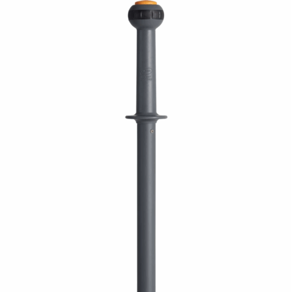 Teleskopskaft med klik, Vikan, Ø3,2cm, grå, aluminium/PP, 123,5-177cm