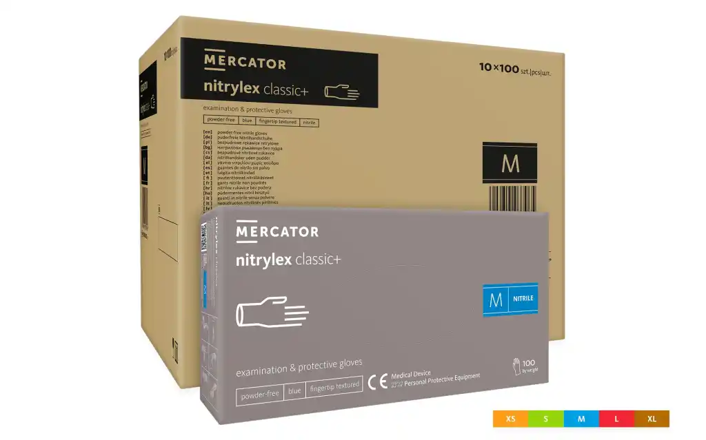 Mercator Nitrylex, Classic +, Blå