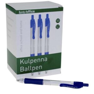 Kuglepen med trykknap, 50 stk.