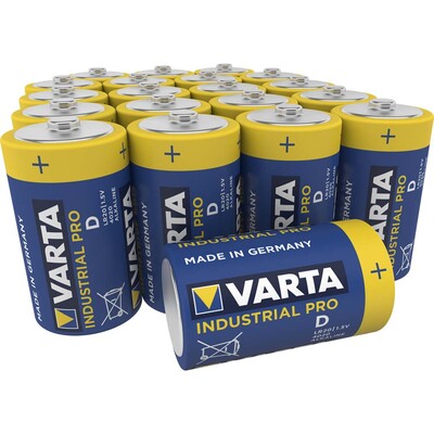 Batteri, Varta Industrial Pro, D LR20, 20 stk. - Billede 2