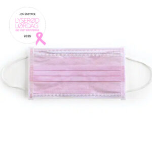 Pink mundbind type IIR med elastik