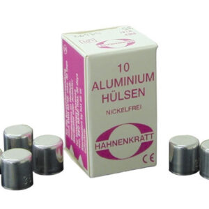 Aluminiumshætter, flere størrelser, 10 stk.