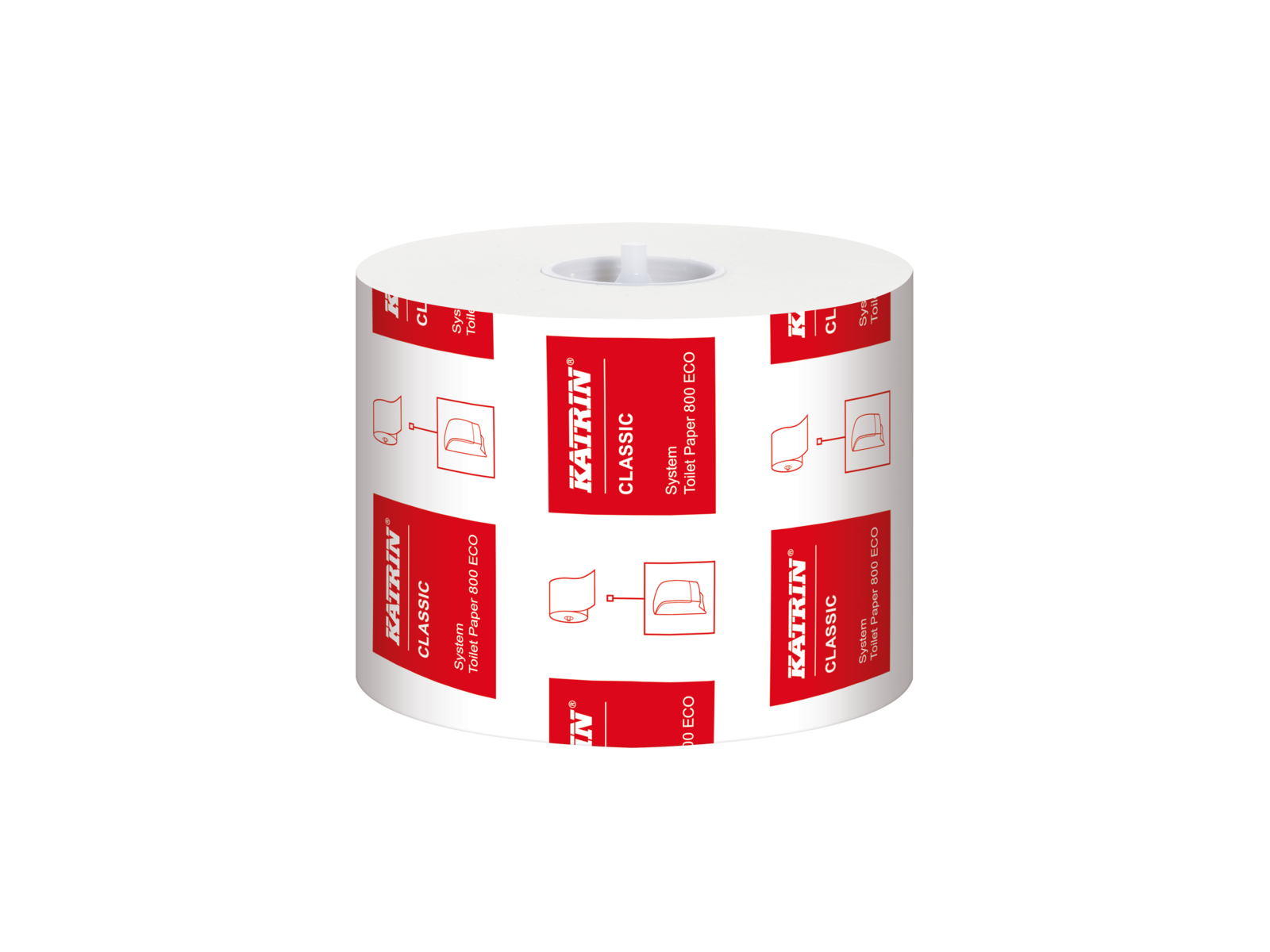 Toiletpapir, Katrin 103424, 2-lags, 92m, 36 stk.