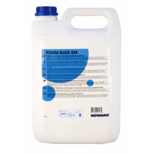Skumrengøring, Novadan Foam Alka 334, 5 l, alkalisk/affedtende, uden klor, farve og parfume