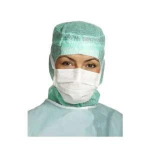 Barrier, Mundbind type IIR med bindebånd, antidug, Hvid. - 50 stk.