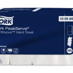 Håndklædeark, Tork PeakServe 100585, H5, Universal, 1-lags, Z-fold, 22,5x20,1cm/7,5cm. - 4920 stk.