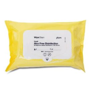 Overfladedesinfektion, Plum, WipeClean, 20x30cm, small, triamin. - 25 stk