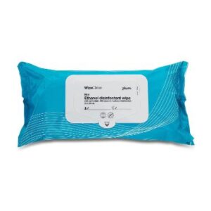 Overfladedesinfektionserviet, Plum WipeClean, med tensid, 20x20cm. Forpakning: 100 stk.