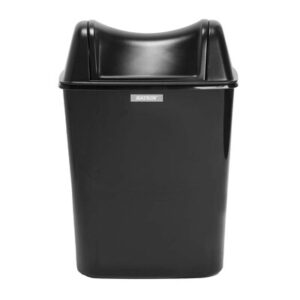 Hygiejnespand, Katrin 91851, sort, kan monteres på væggen, 8 liter. - 1 stk.