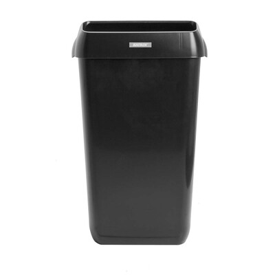 Affaldsspand, Katrin 91912, sort, kan monteres på væggen, 50 liter. - 1 stk.