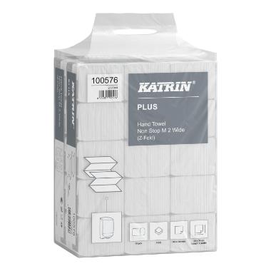Håndklædeark, Katrin Plus 100576, 2-lags, z-fold, blandingsfibre, 24x24/8cm - 2400 stk. - Billede 2